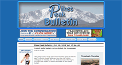 Desktop Screenshot of pikespeakbulletin.com